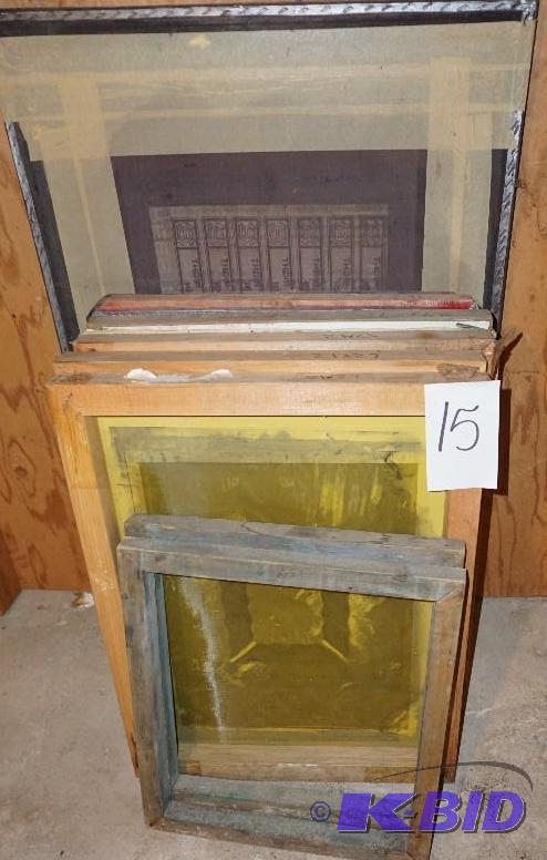 1 Lot of &nbspWood Silk Screen Frames In Ass...