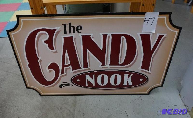 &quotThe Candy Nook&quot Retail Display Sig...