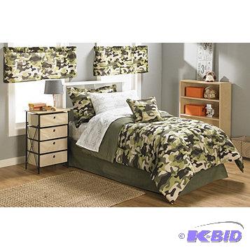 New Camo Brown Room Ensemble Comforter Set - ...