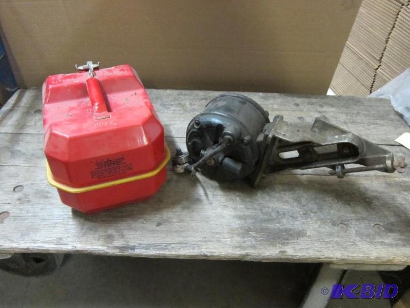 Split Phase Motor and Vintage Gas Tank