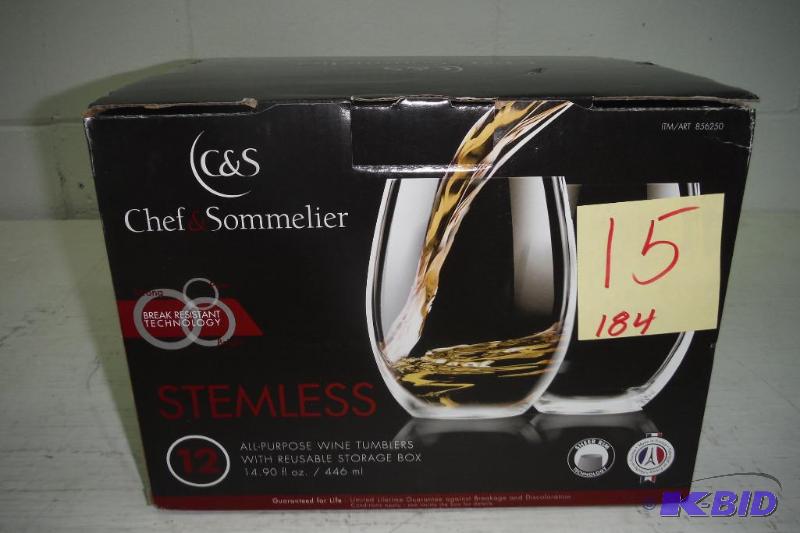 C&S 12 all purpose wine tumblers