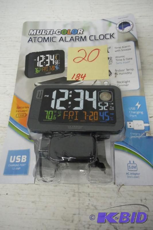 multi-color atomic alarm clock