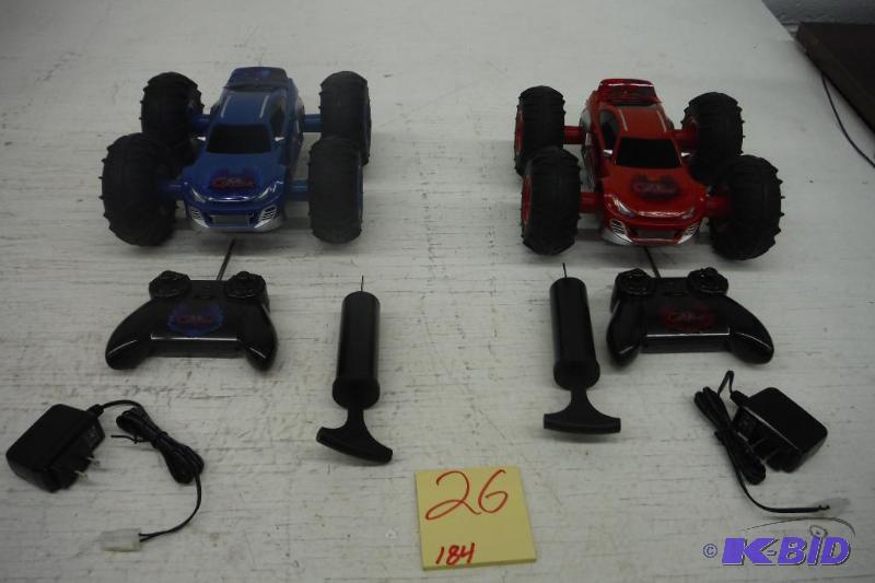 A Pair of Cyclone Remote Control Cars