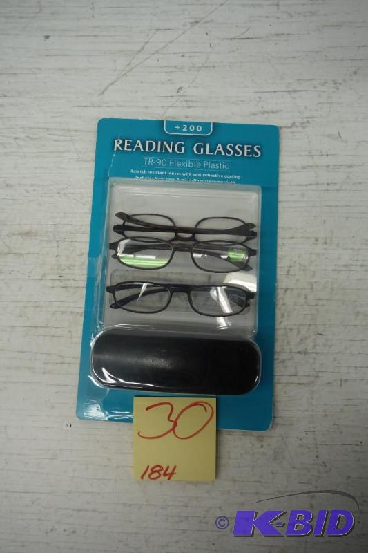 Reading Glasses 200 TR-90 Flexible Plastic