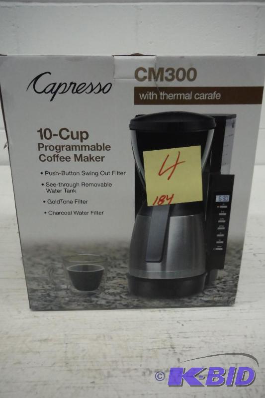Capresso CM300 Programmable Cofee Maker