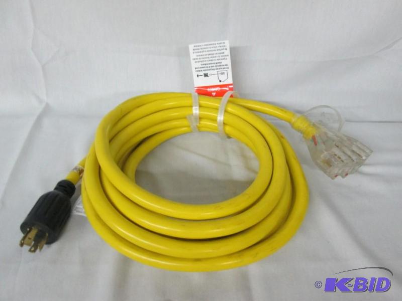 lot 16 image: Champion Power 25ft. Generator Power Cord 240V