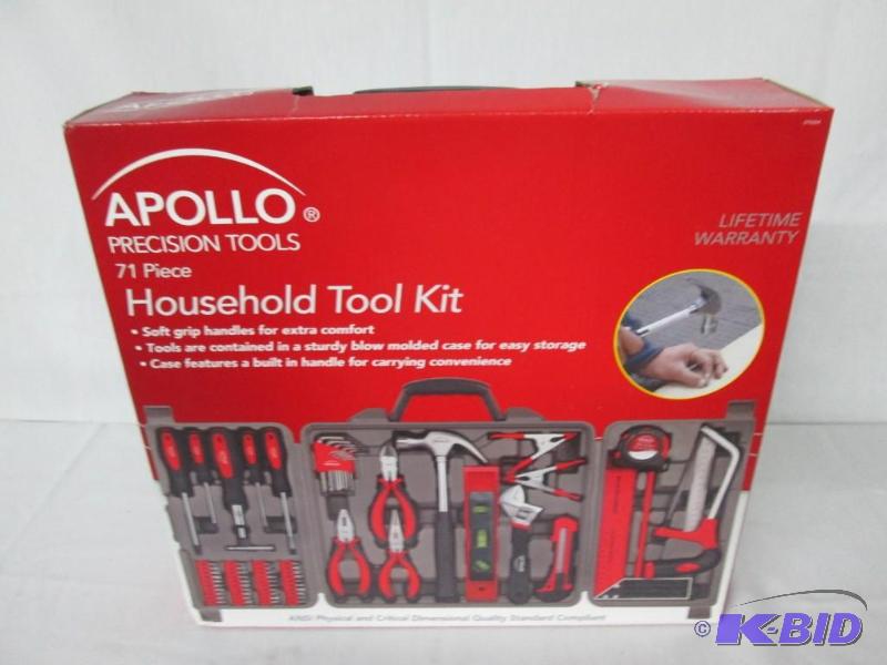 lot 17 image: Apollo Tools 71pc Household Tool Kit