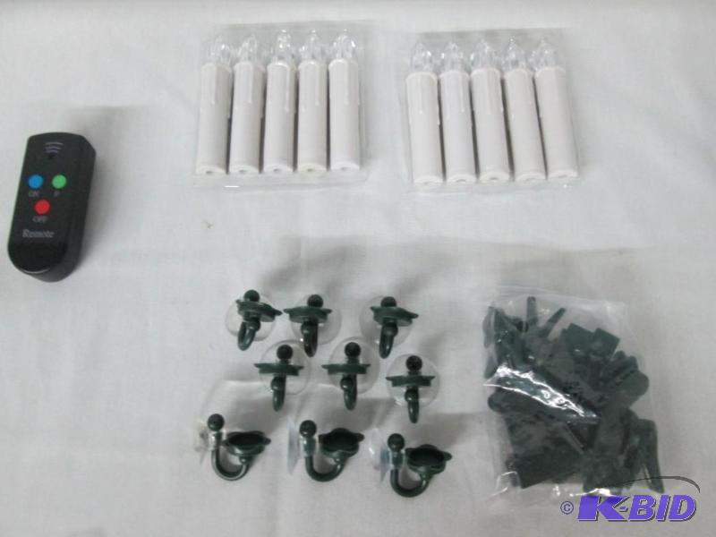 lot 38 image: Alcove LED Candles w Remote