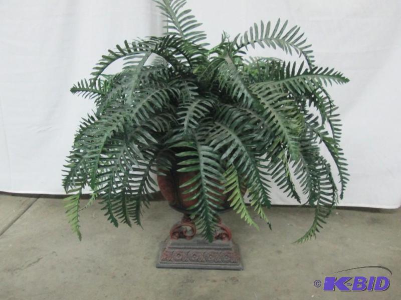 lot 48 image: Fake Plant and Stand