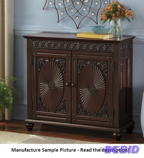 lot 101 image: Carved Front Console - A tiered top and reces...