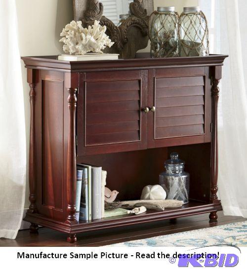 lot 11 image: Louvered Console -&nbspDesigned with tray to...