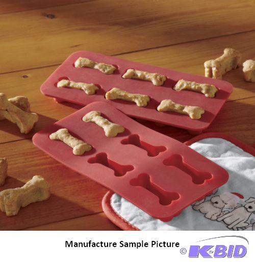 lot 111 image: Set of 2 Dog Biscuit Molds -&nbspFlexible si...