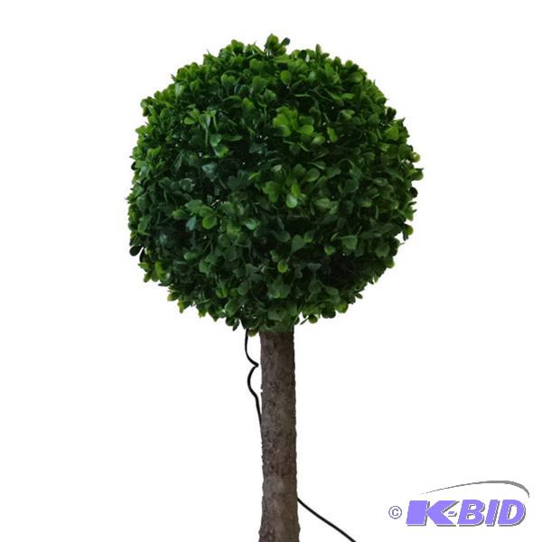 lot 121 image: Two Piece Solar Topiary Light Set -&nbspThis...