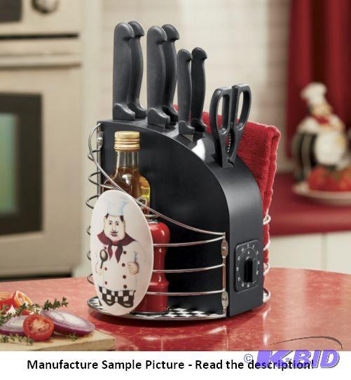 lot 188 image: Chef Knife Block Set -&nbspComes with 5 kniv...