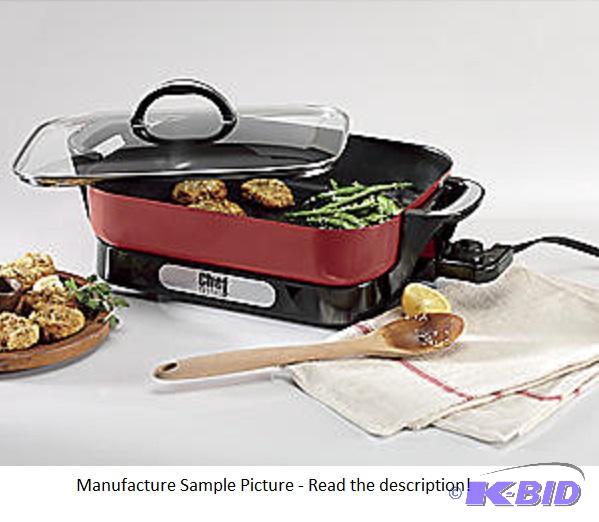 lot 69 image: Chef Tested 6 Quart Nonstick Skillet with Fol...
