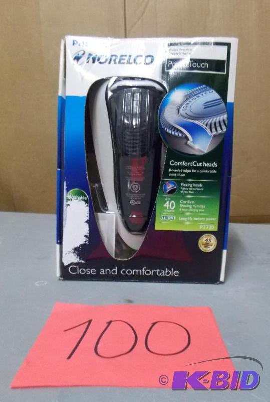 lot 100 image: Norelco Cordless Shaving System Customer Return Tested Works
