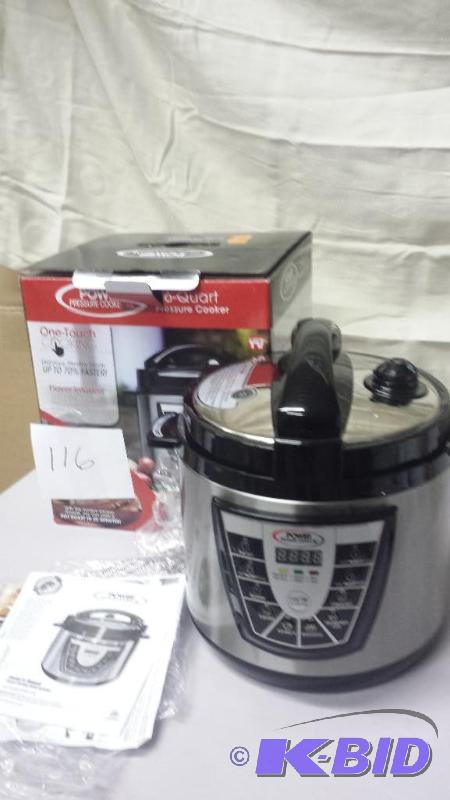 lot 116 image: 6 QT Power Pressure Cooker