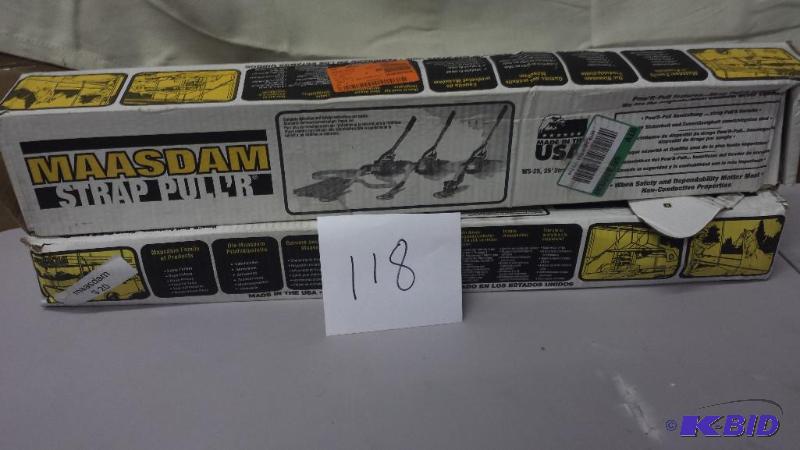 lot 118 image: Lot of 2 Maadam Strap Pullr New