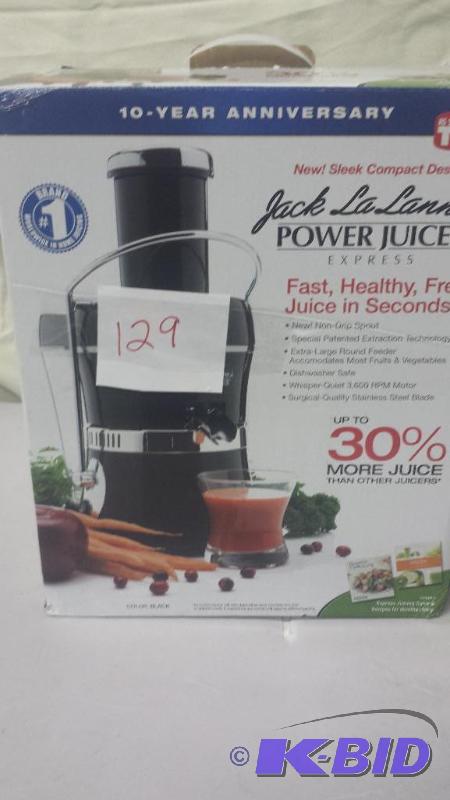 lot 129 image: Power Juicer