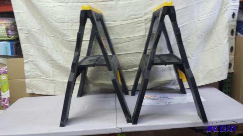 lot 191 image: WORKFORCE 23 COMPACT SAWHORSE-2PK