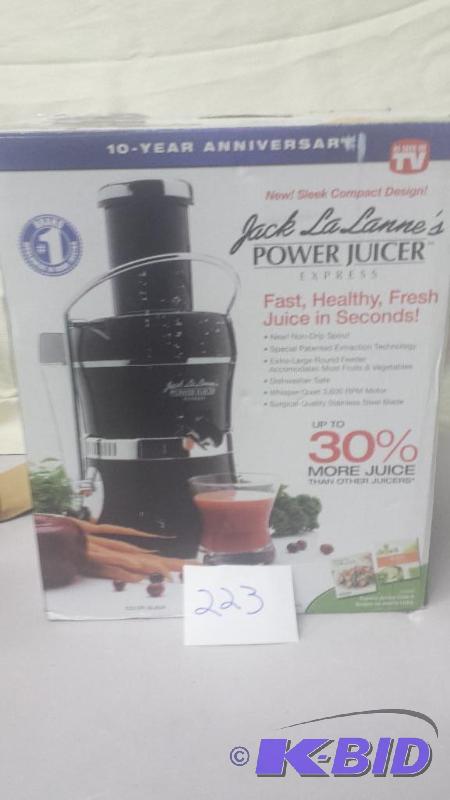 lot 223 image: Power Juicer