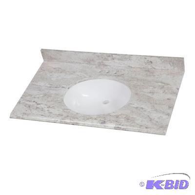 lot 25 image: 37 Stone Effects Vanity Top New