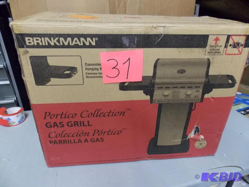 lot 31 image: Brinkmann Portico Collection Gas Grill New in Box