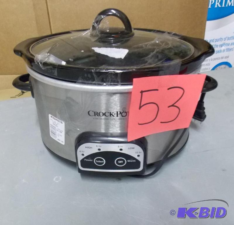 lot 53 image: Crock Pot Tested Works