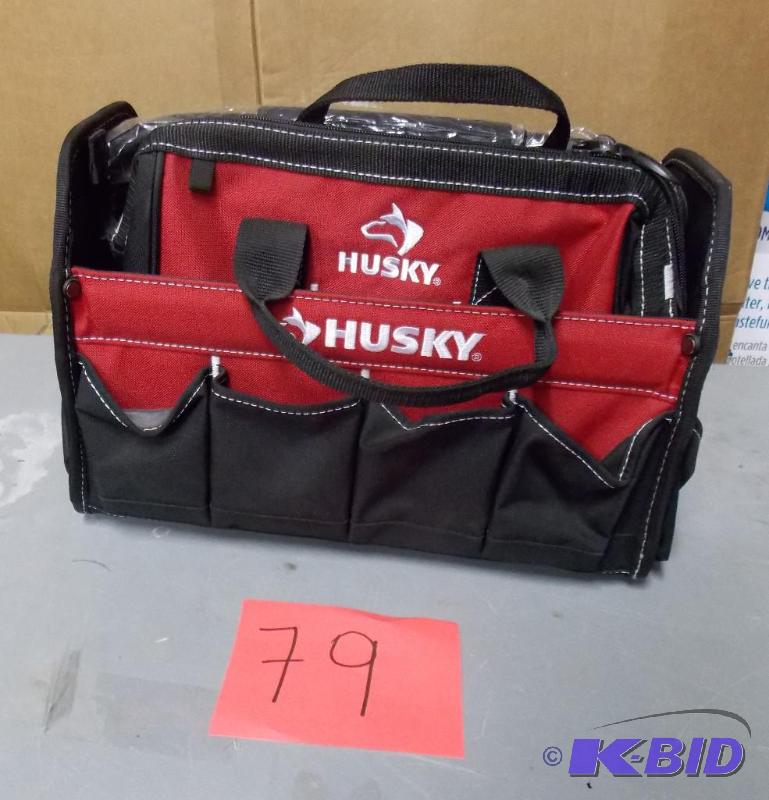 lot 79 image: Husky Tool Tote - 2 pcs