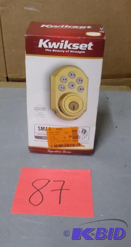 lot 87 image: Kwiset SmartCode Electronic Deadbolt