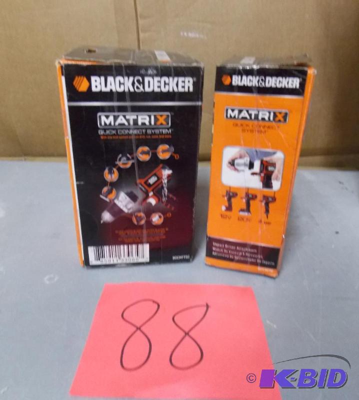 lot 88 image: Black & Decker Quick Matrix System