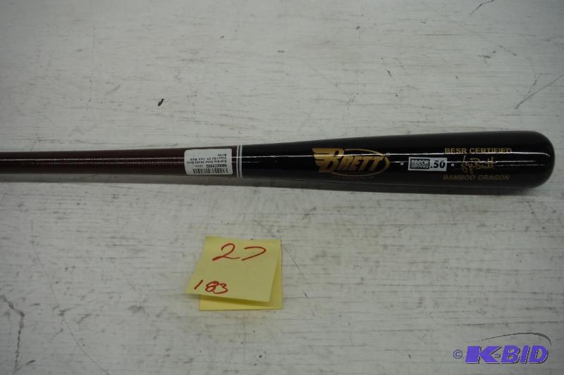Brett 31 Wood Baseball Bat