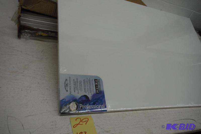 Artist Canvases 5pk. Stretched on to frames