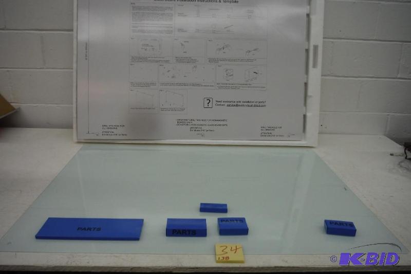 Magnetic glass board 46.75 x 35 Brand New