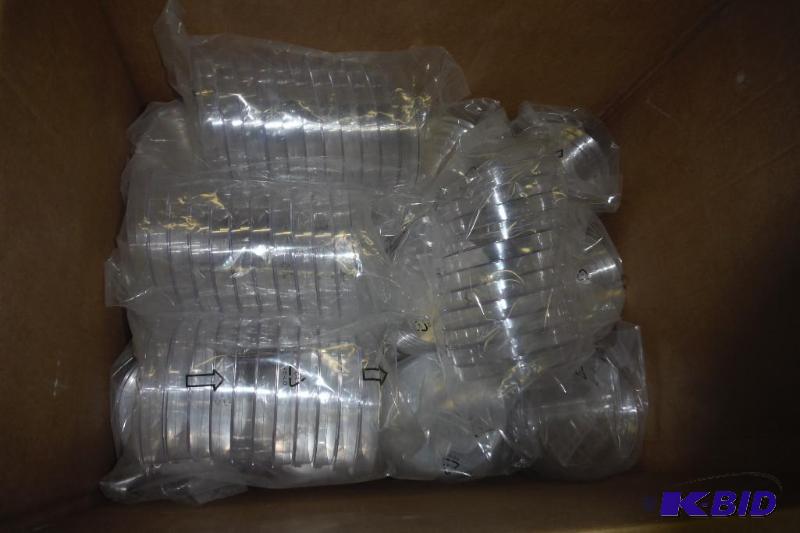 Lot of 16- 11cnt. Bags of covered petry dishes