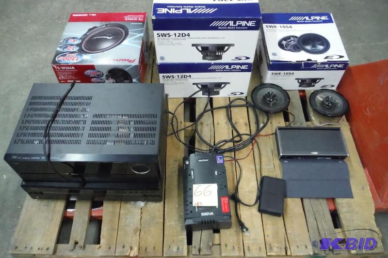 Lot of broken electronics