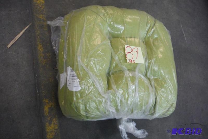 Pair of Green seat cushions