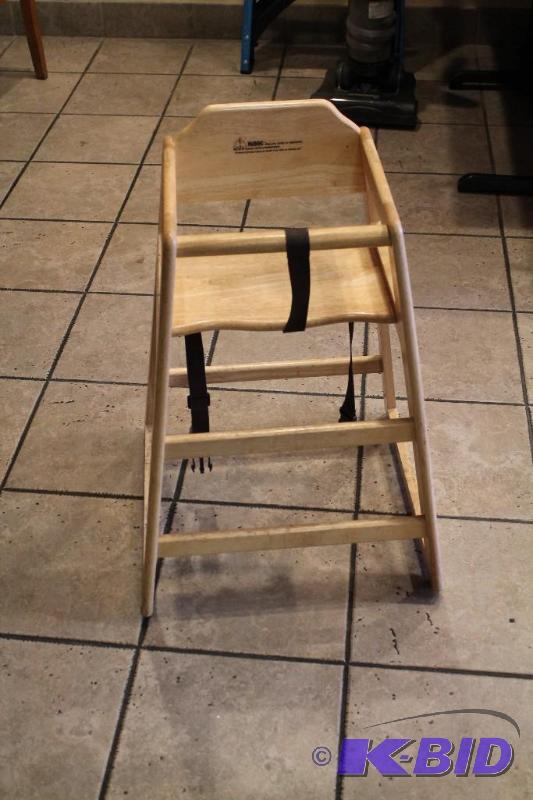 Child Seat Restaurant Commercial Grade Wood C...