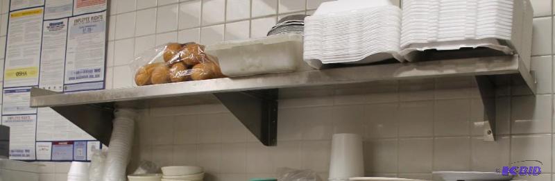 Stainless Steel Shelve Measures 63 12&quot...