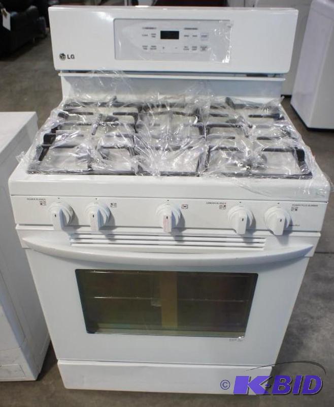 New LG Stove - Model (#LRG3091SW) - MSRP $899...