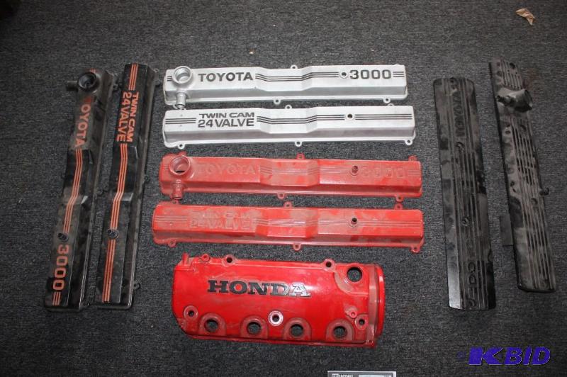 Lot of (9) Miscellaneous Automotive Parts Including Honda Twin Cam 24 Valve Parts Toyota 3000