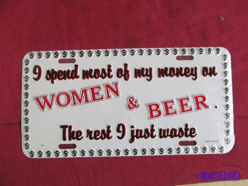 lot 121 image: License Plate