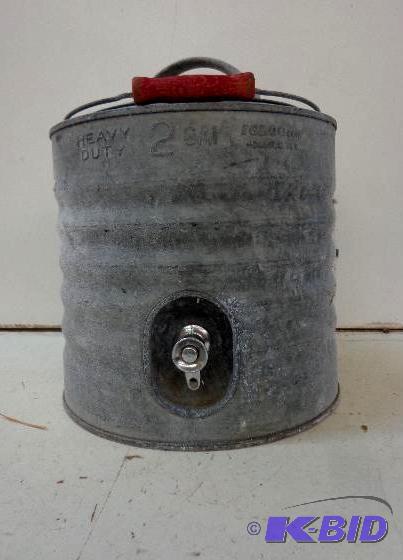 lot 101 image: Metal Igloo Water Cooler   2 Gallon Capacity ...
