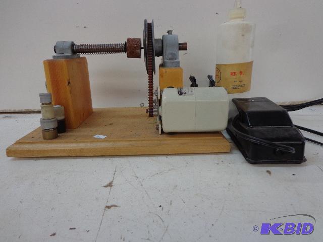 lot 113 image: Fishing Line Spooler   Home Made  16 HP  Sew...