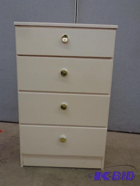 lot 130 image: 4 Drawer Dresser   21" W x 34" T x ...