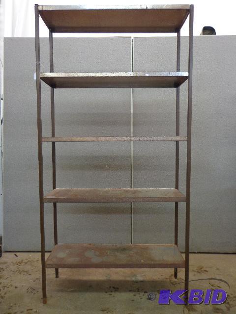 lot 69 image: Metal Utility Rack   5 Shelf  6 T x 3 W x 1...