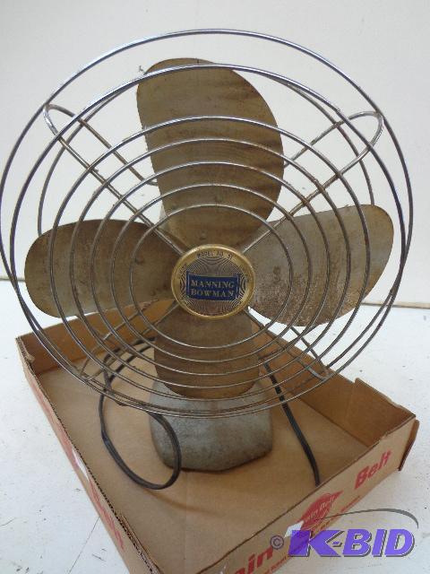 lot 94 image: Fan   Metal Blade Fan  Manning Bowman  Model ...