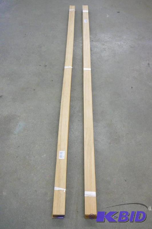 lot 4 image: 2- Bundles wood window casing 2 14 x 7"...