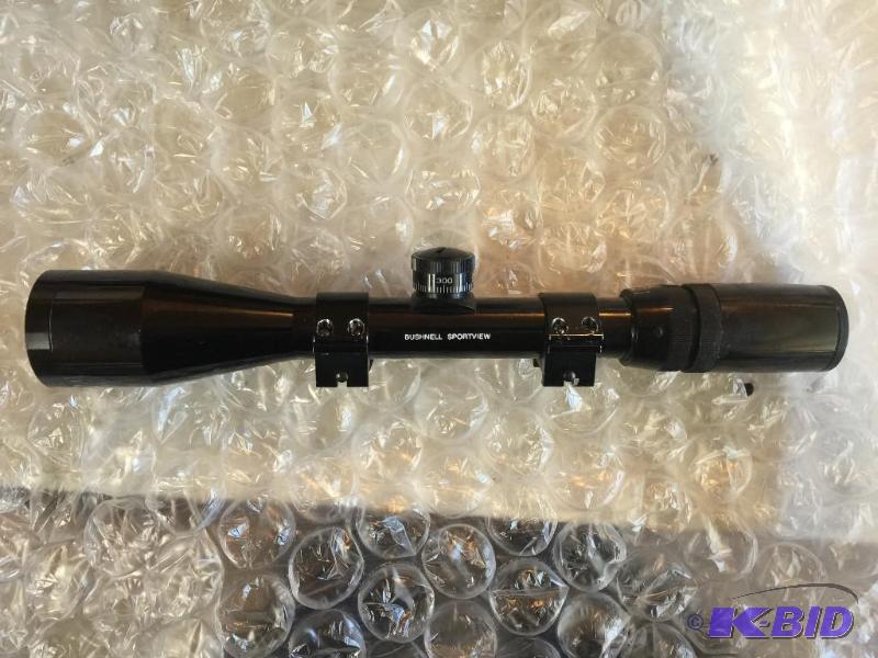 lot 17 image: Tasco 3 x 9 , .22 scope black finish...
