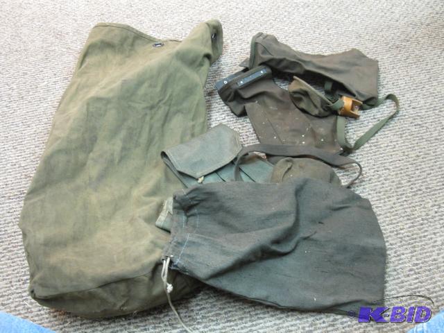 lot 41 image: Lot of Military bags and pouches...
